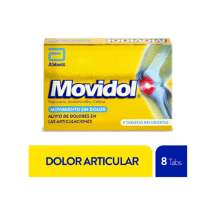 Movidol (Naproxeno + Acetaminofen + Cafeina) X 8 Tabs - Lafrancol