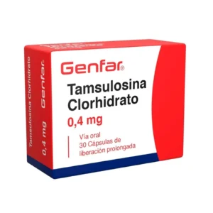 Tamsulosina Clorhidrato Genfar  0.4 Mg x 30 Capsulas